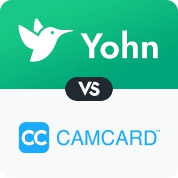 CamCard vs Yohn.io Digital Business Cards