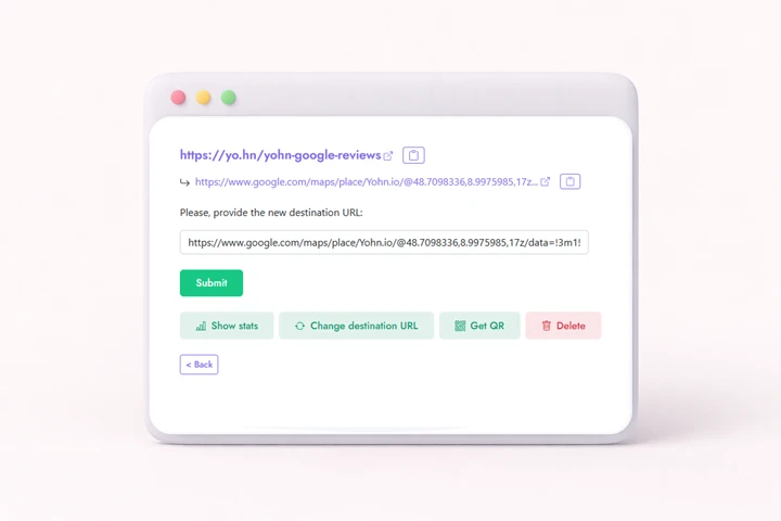 QR code editor dashboard