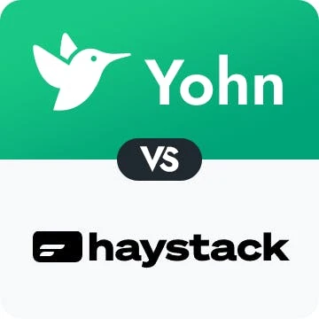 Haystack vs Yohn.io Digital Business Cards