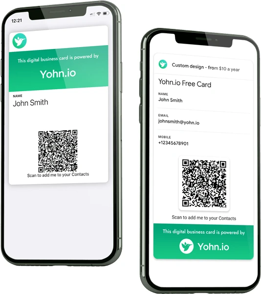 Digital business cards