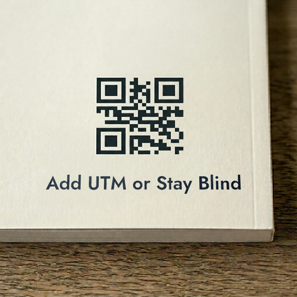 UTM tags, QR codes, and print campaign tracking